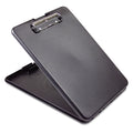 Saunders SlimMate Storage Clipboard, 0.5" Clip Capacity, Holds 8.5 x 11 Sheets, Black