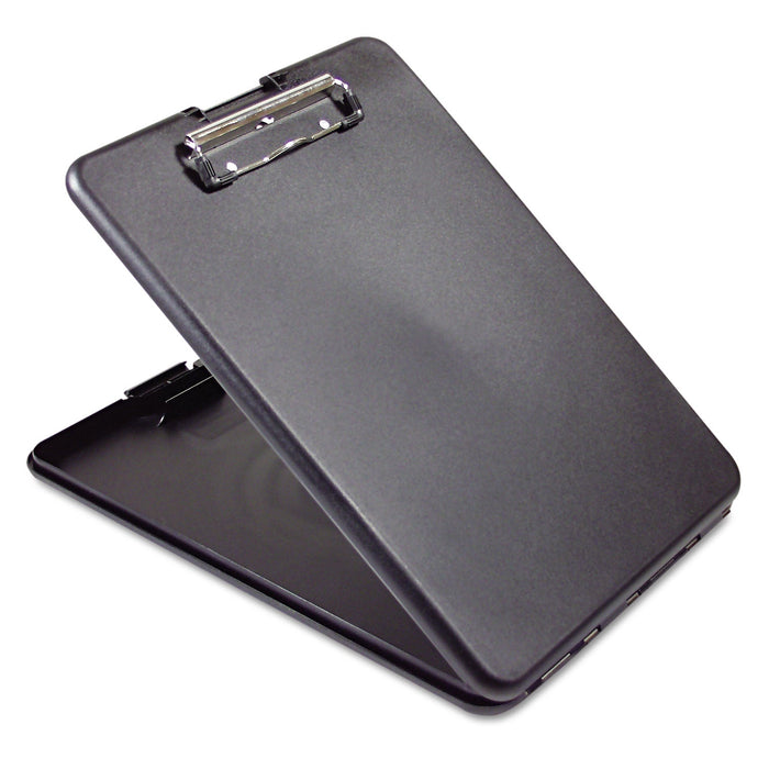Saunders SlimMate Storage Clipboard, 0.5" Clip Capacity, Holds 8.5 x 11 Sheets, Black