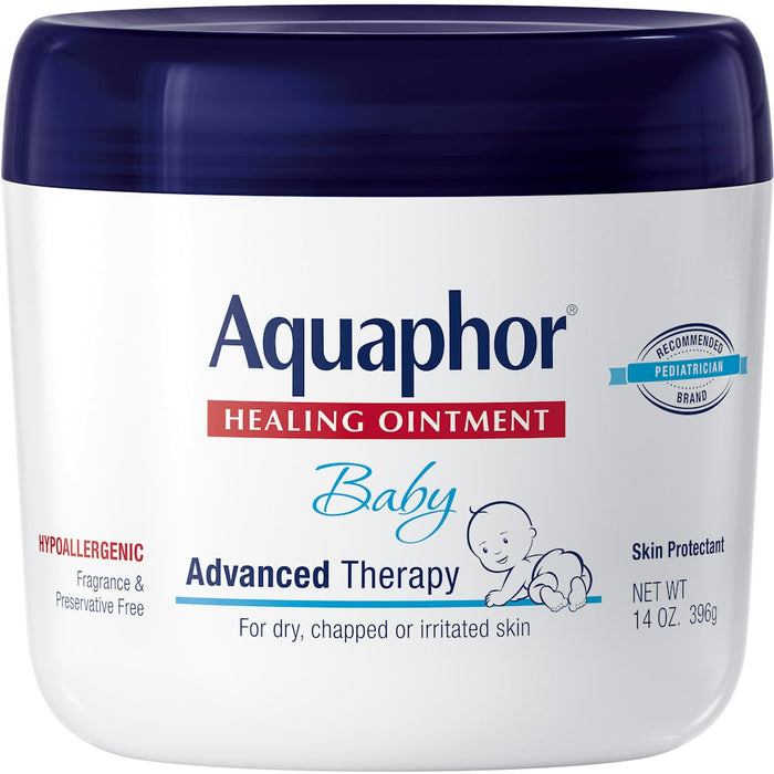 Aquaphor Baby Advanced Therapy Healing Ointment Skin Protectant Jar 14 Oz by Pasteur Pharmacy