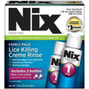 Nix Lice Killing Creme Rinse Family Pack, 2 Bottles (2 fl oz each) with Nit Combs
