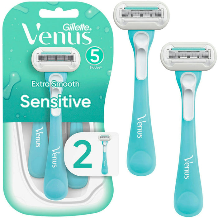 Gillette Venus Extra Smooth Sensitive Women's Disposable Razors - 2ct by Pasteur Pharmacy