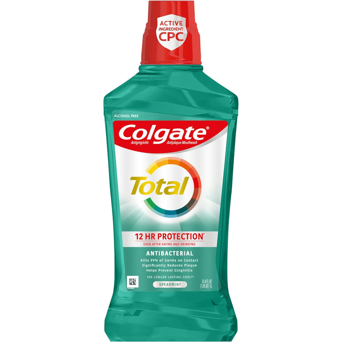 Colgate Total Advanced Mouthwash - Spearmint Surge 33.81 Fl Oz by Pasteur Pharmacy
