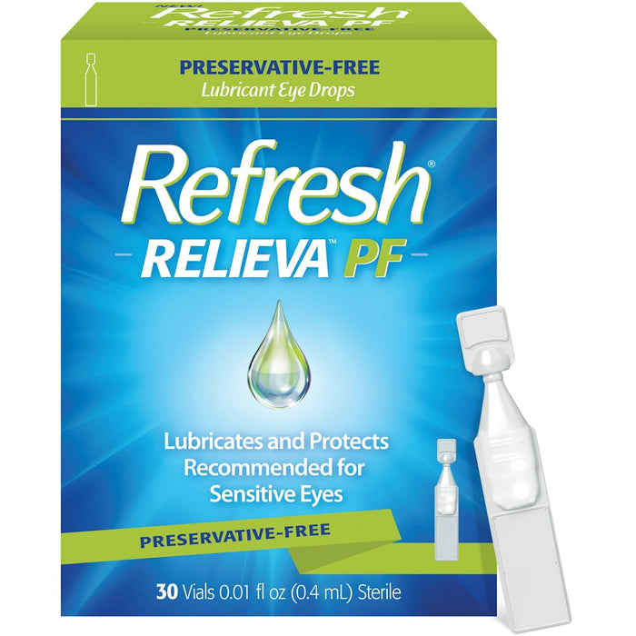 Refresh Relieva PF Lubricant Eye Drops, Preservative-Free, 0.01 Fl Oz Single-Use Containers by Pasteur Pharmacy