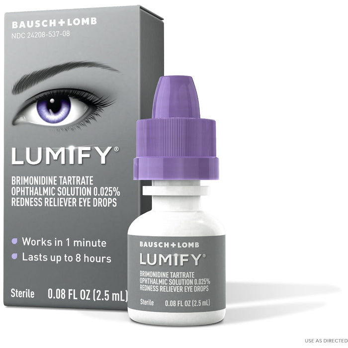 LUMIFY Redness Reliever Sterile Eye Drops – Bausch + Lomb, 0.08 fl oz by Pasteur Pharmacy