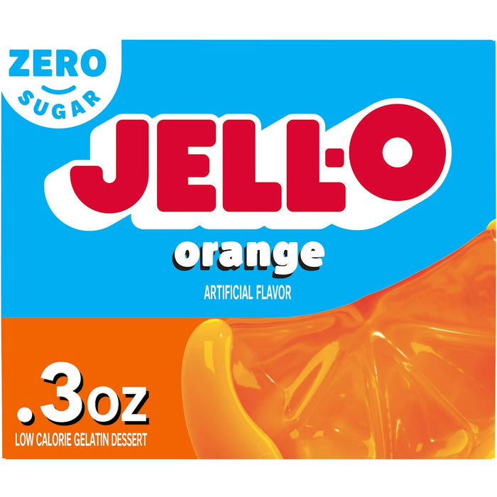 Jell-O Sugar Free Orange Low Calorie Gelatin Dessert Mix, 0.3 Ounce by Pasteur Pharmacy