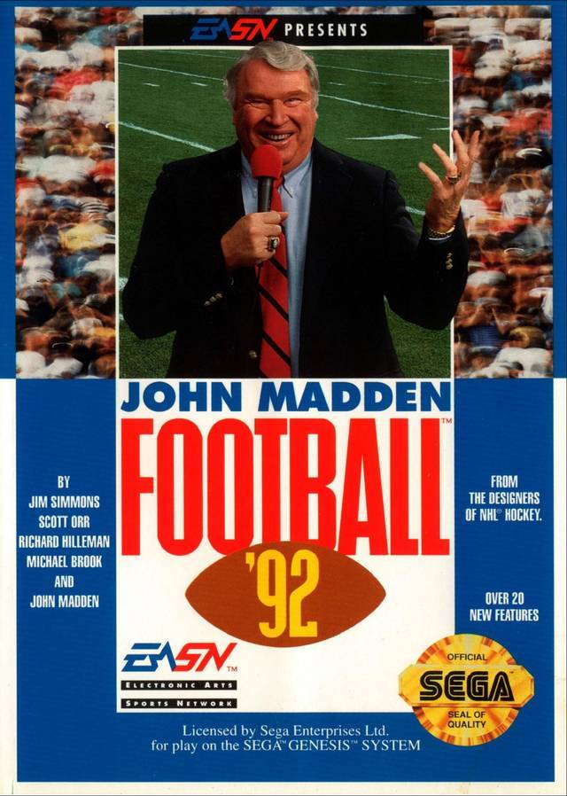 John Madden Football '92 (Sega Genesis) by J2Games