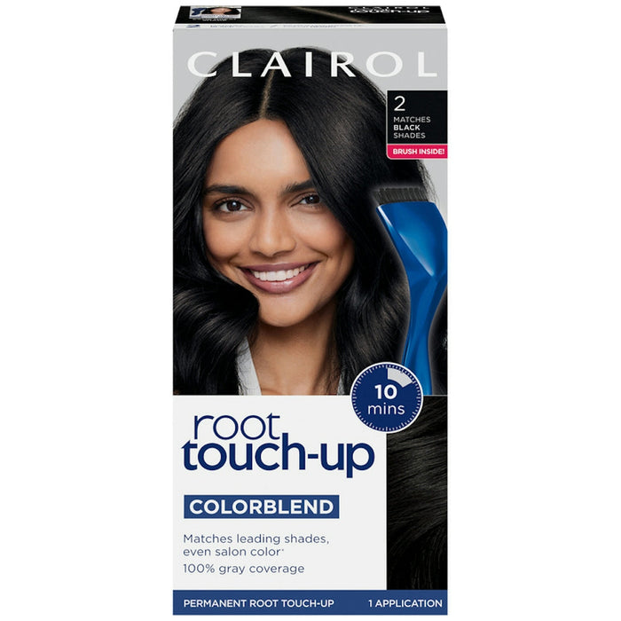 Clairol Nice N Easy Root Touch Up Permanent Hair Color Kit, 2 Matches Black by Pasteur Pharmacy