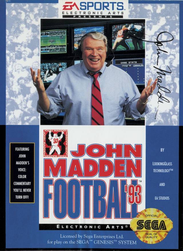 John Madden Football '93 (Sega Genesis) by J2Games