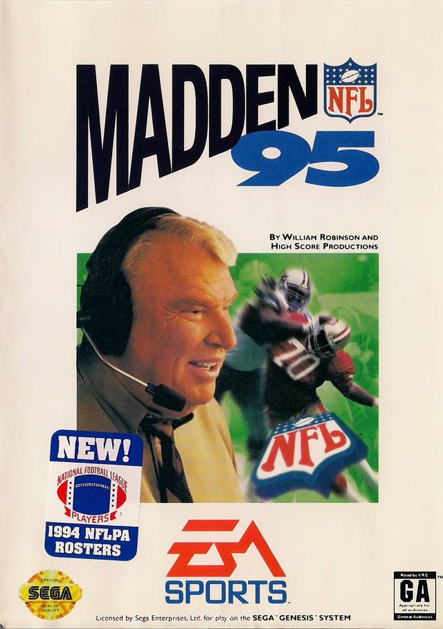 Madden NFL '95 (Sega Genesis) by J2Games