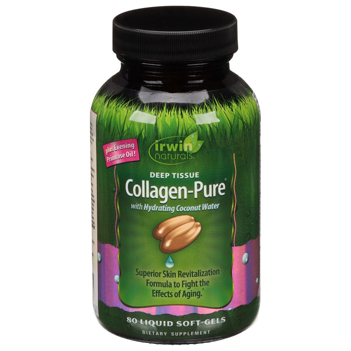 Irwin Naturals Deep Tissue Collagen-Pure Dietary Supplement Liquid Soft-Gels - 80ct by Pasteur Pharmacy