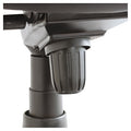 Alera Madaris Series High-Back Knee Tilt Bonded Leather Chair,Wood Trim, Supports Up to 275 lb, Black Seat/Back,Mahogany Base