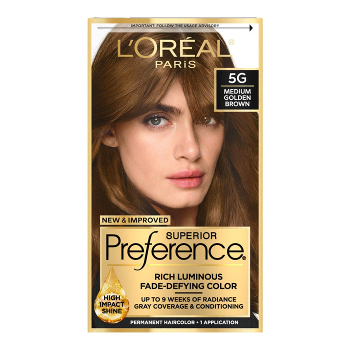 L'Oreal Paris Hair Color, Warmer, Medium Golden Brown 5G by Pasteur Pharmacy