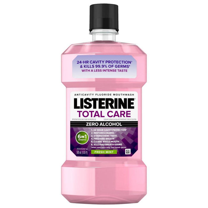 Listerine Total Care Zero Alcohol Anticavity Mouthwash Fresh Mint by Pasteur Pharmacy