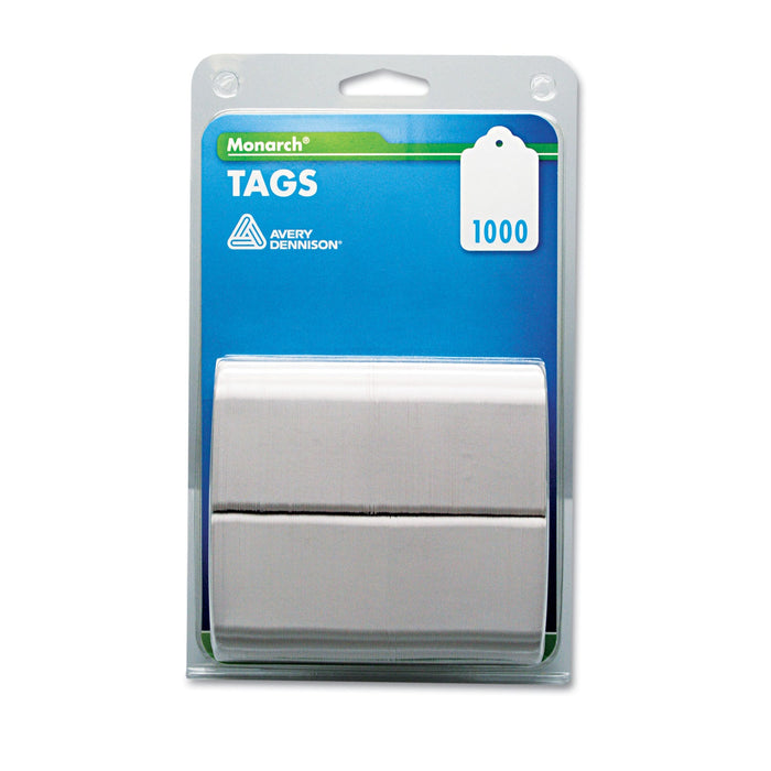 Monarch Refill Tags, 1.25 x 1.5, White, 1,000/Pack