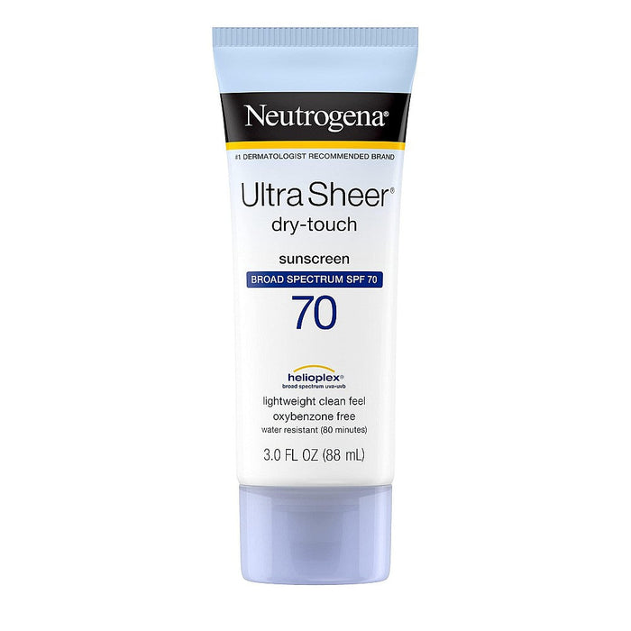 Neutrogena Ultra Sheer Dry-Touch Sunscreen Lotion, Broad Spectrum SPF 70, 3 Fl Oz by Pasteur Pharmacy