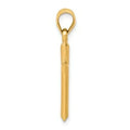 10K Gold Cross Pendant by Fine Color Jewels