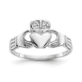 10k Gold Irish Claddagh Ring by Fine Color Jewels