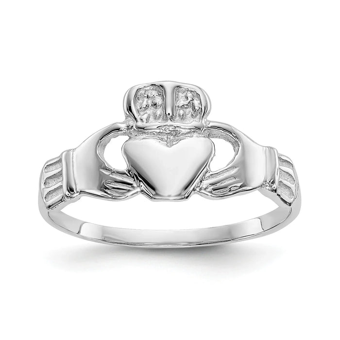 10k Gold Irish Claddagh Ring by Fine Color Jewels