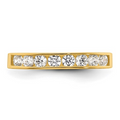 10k Yellow Gold White CZ Toe Ring by Fine Color Jewels