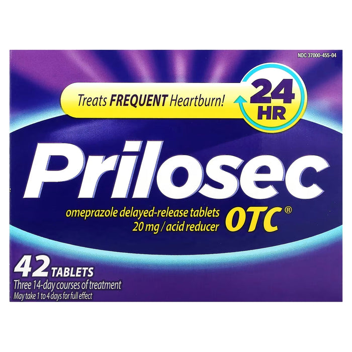 Prilosec, OTC, 20 mg, 42 Tablets by Pasteur Pharmacy
