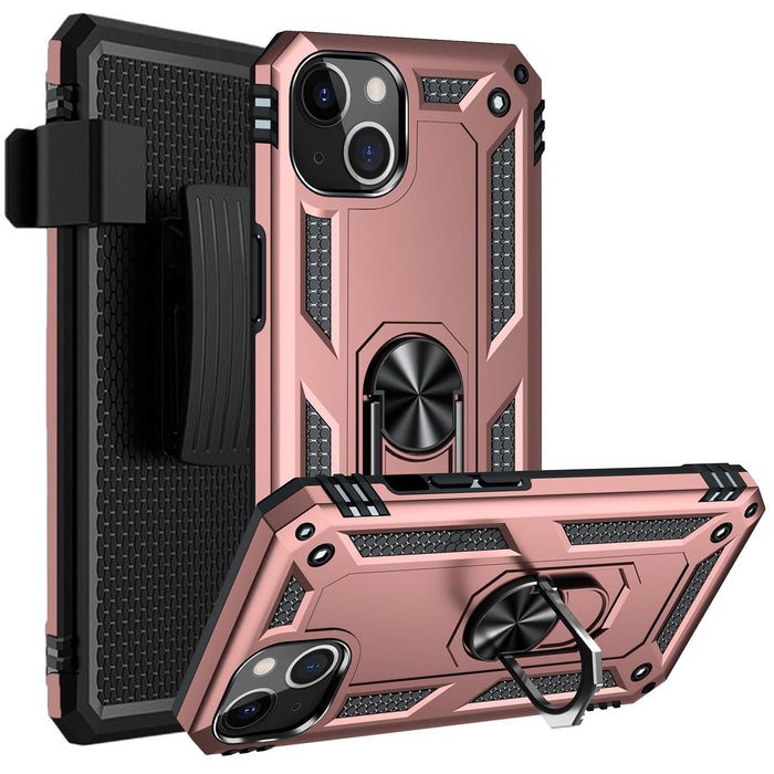 Raider Series Heavy-Duty Belt Clip Case - iPhone 14 & iPhone 13 - CP00132 by Zerodamage Sahara Case LLC