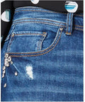 I.N.C. Plus Size Embellished Distressed Skinny Jeans by Vanessa Jane