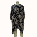 INC Metallic Floral Shawl Wrap Kimono by Vanessa Jane