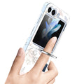 Inspire Series Floral Hard Shell Case with Ring - Samsung Galaxy Z Flip6 by Zerodamage Sahara Case LLC