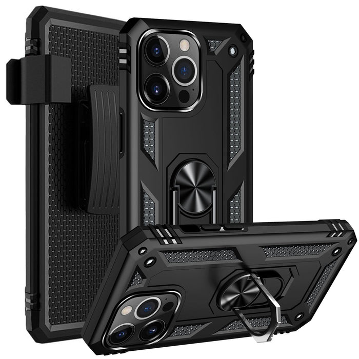 Raider Series Kickstand Case with Belt Clip - iPhone 13 Pro by Zerodamage Sahara Case LLC