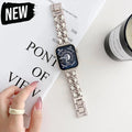 Starlight Apple Watch Band Series 11/10/9/8/7/6/5/4/ SE / Ultra 1/2/3 by Arleathercraft