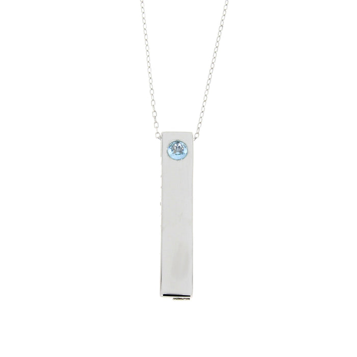 Blue Topaz Fashion Pendants Sterling Silver by Bids.com