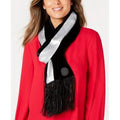 Dkny Velvet Sequined Stripe Fringe Scarf by Vanessa Jane
