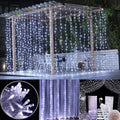 10Ft 300 LED Cool White Window Curtain String Light by DailySale