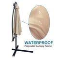 10ft Solar-Powered Patio Umbrella by DailySale