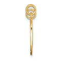 10k 3 piece Break-apart Big Sis, Sis and Lil Sis Charm Pendant by Fine Color Jewels