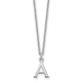 10K God Letters Initial Necklaces by Fine Color Jewels