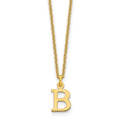 10K God Letters Initial Necklaces by Fine Color Jewels