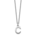 10K God Letters Initial Necklaces by Fine Color Jewels