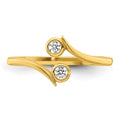 10k Gold Adjustable Toe Ring by Fine Color Jewels
