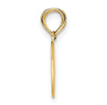 10K Gold Break apart Reversible Mizpah Heart Pendant by Fine Color Jewels