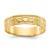 10k Gold Claddagh Band
