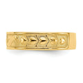 10k Gold Claddagh Band by Fine Color Jewels