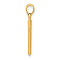 10K Gold Cross Pendant by Fine Color Jewels