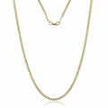 10K Gold Cuban 3MM Link Chain - Assorted Sizes by DailySale