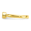 10k Gold CZ Toe Ring For Women by Fine Color Jewels