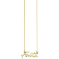 10K Gold Faith Necklace for Women Adjustable from 16" to 18" by DailySale