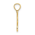 10k Gold Hawaiian Plumeria Flower Pendant by Fine Color Jewels