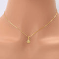 10K Gold Sea Turtle Charm Engraved Pendant by Fine Color Jewels