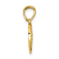 10K Real Gold 2 Sister Charm Break-Apart Pendants by Fine Color Jewels