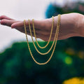 10k Solid Gold Rope Chain 2.5mm by DailySale